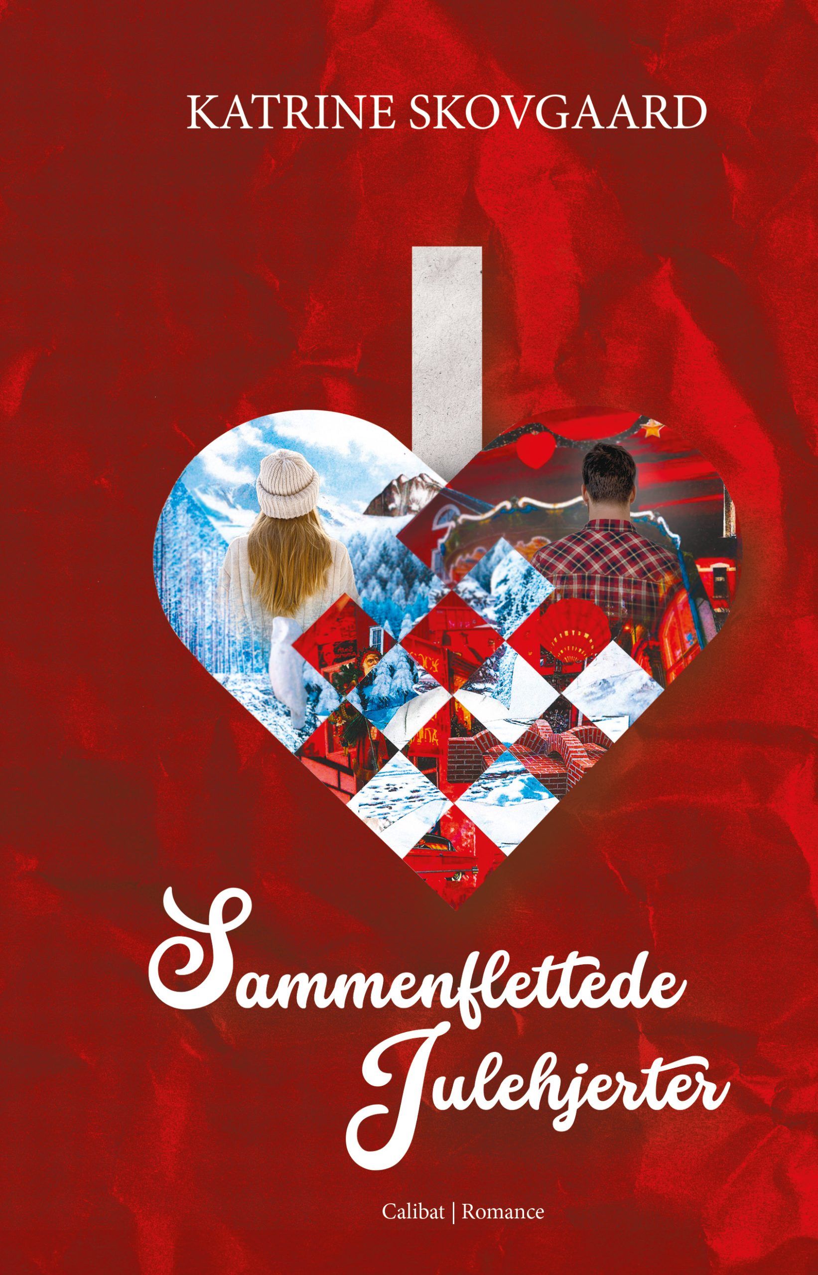 Sammenflettede Julehjerter